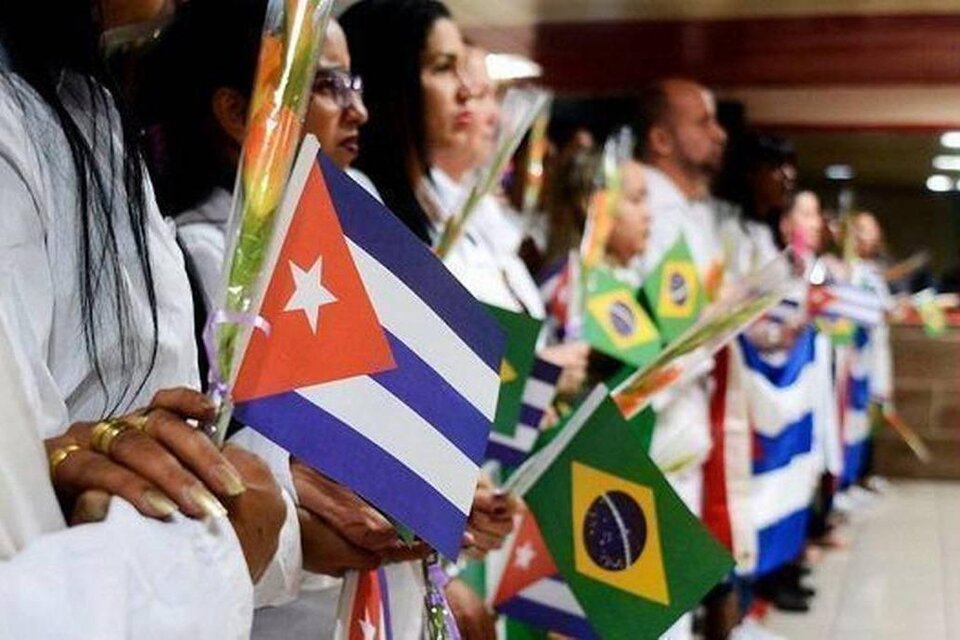 Los médicos cubanos fueron recontratados por el gobierno de Bolsonaro.