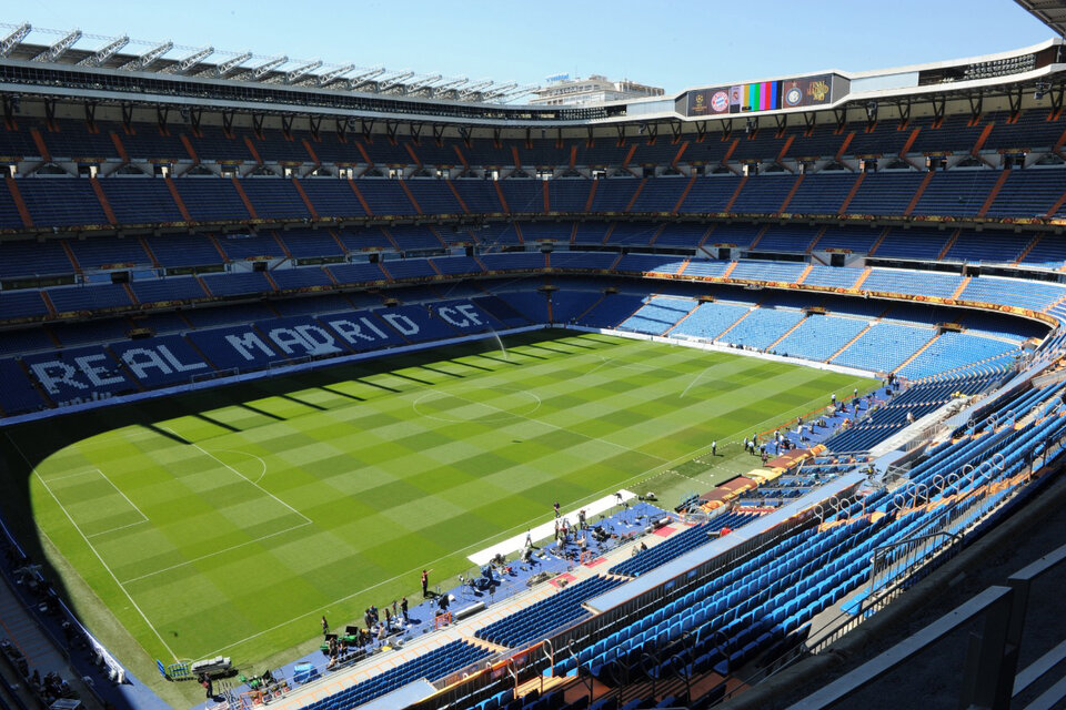 Estadio Santiago Bernabéu de Madrid. (Fuente: AFP)