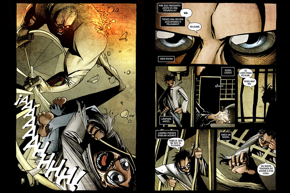 Viñetas de Ichabod Jones: Cazador de Monstruos.