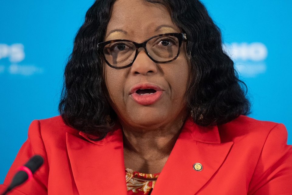 Carissa Etienne, directora de OPS. (Fuente: AFP)