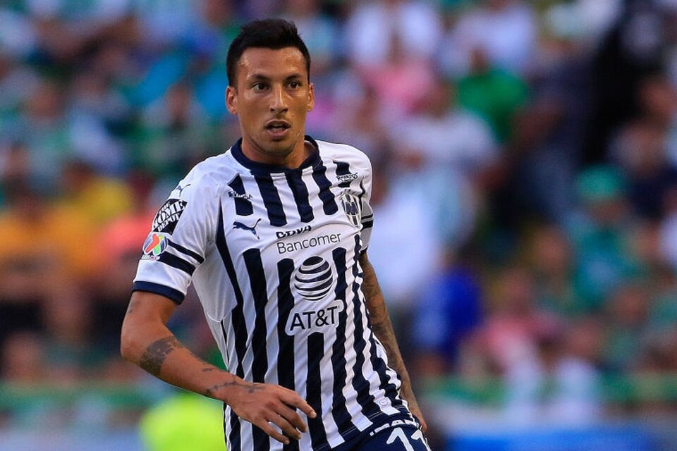 Leonel Vangioni con la camiseta de Monterrey de México. (Fuente: AFP)