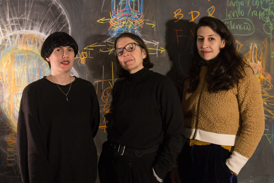 Victoria Barca, Bárbara Togander y Guillermina Etkin: juego, ruido y música experimental en el teatro argentino. (Fuente: Cecilia Salas)