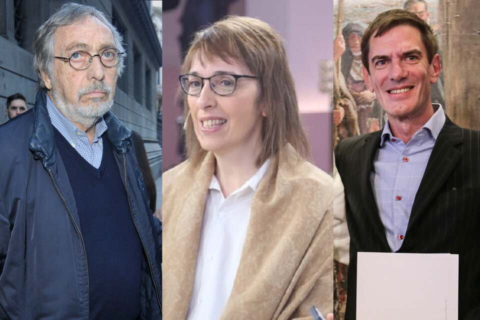 Brandoni, Pitta y Lopérfido, tres de los firmantes.