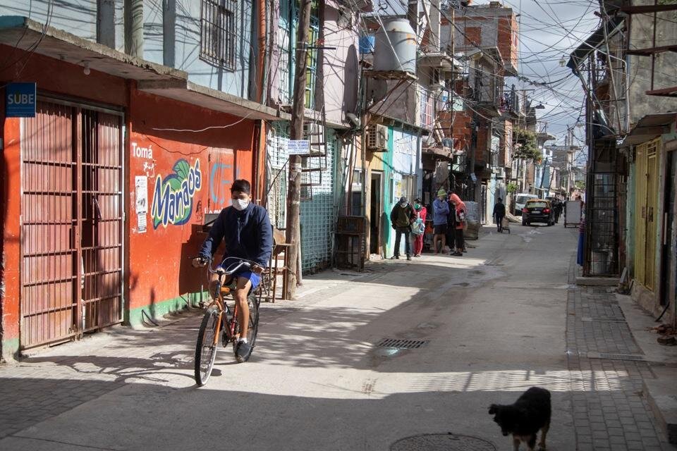 Barrio Padre Mugica, Retiro. (Fuente: NA)