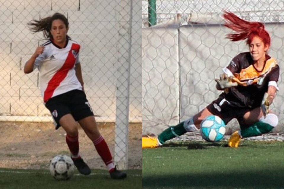 Camila Godoy y Stephanie Rea, futbolistas y habitantes de la 31.