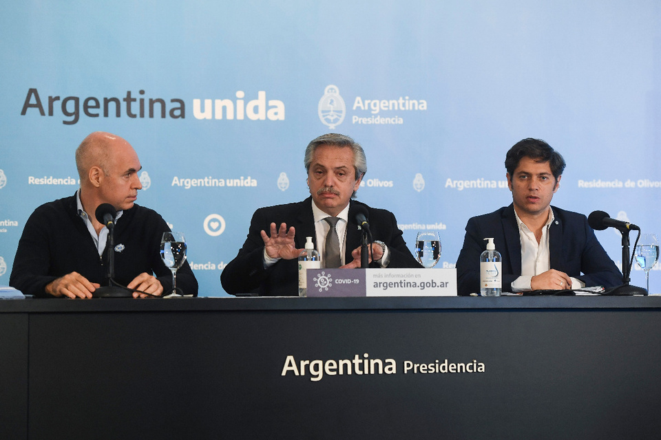 El presidente Alberto Fernández definirá cerca del fin de semana cómo sigue en el país el aislamiento social, preventivo y obligatorio que decretó por la pandemia de coronavirus.