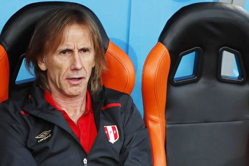 Ricardo Gareca, DT de Perú.