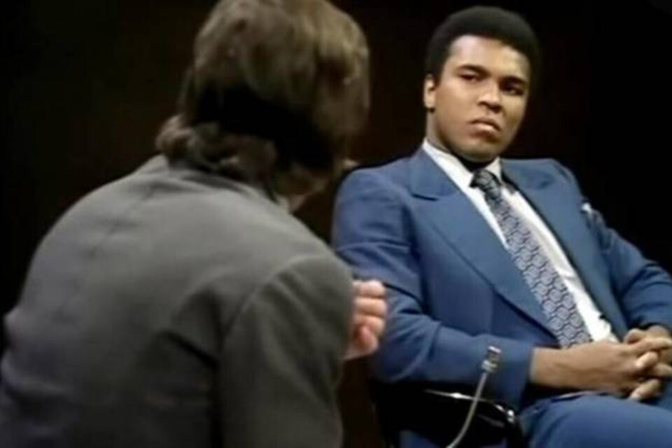 Ali, entrevistado por Michael Parkinson en 1971.  (Fuente: Captura de pantalla)