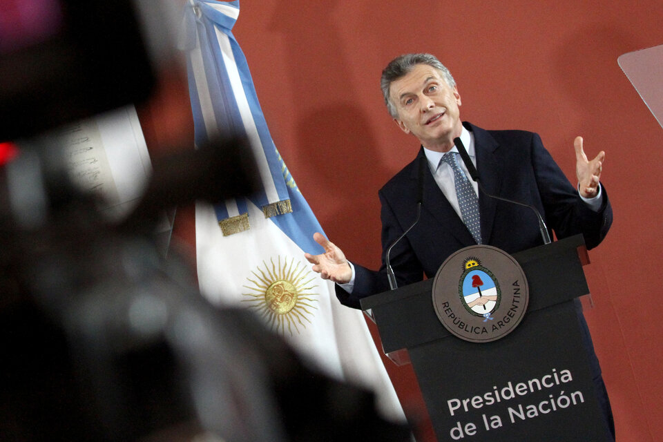 El presidente Mauricio Macri  (Fuente: Leandro Teysseire)