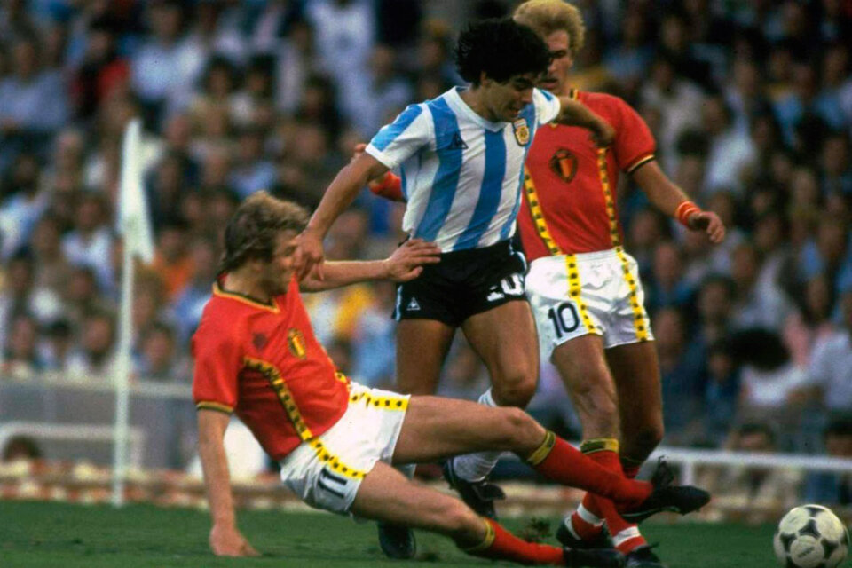 Argentina-Bélgica, partido inagurual de España 82.