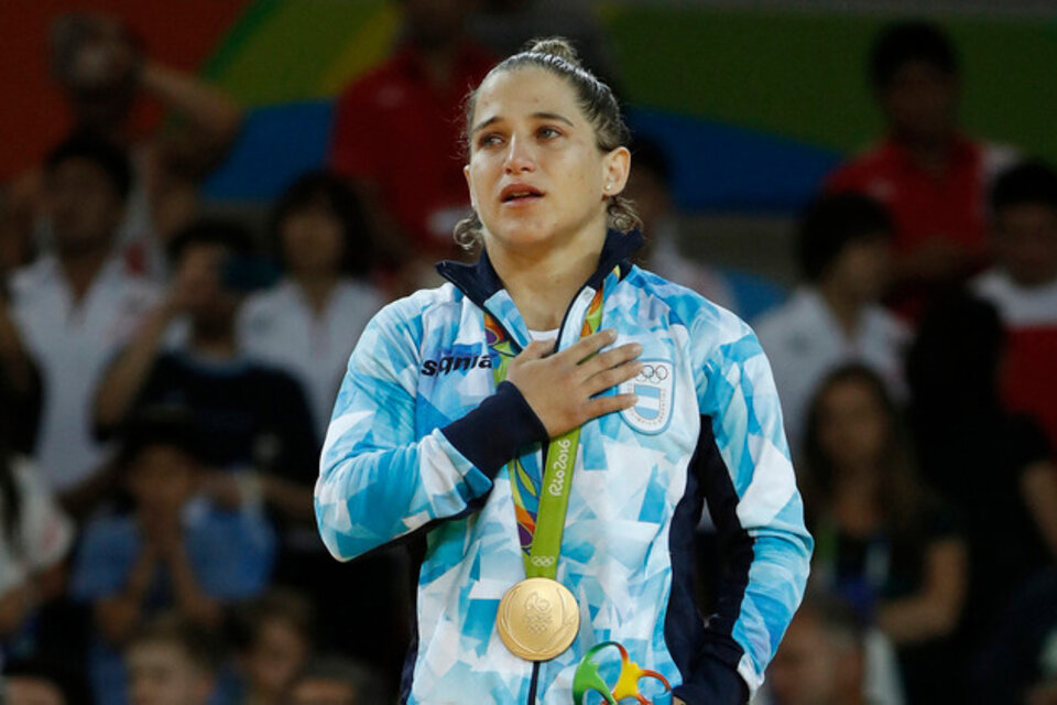 La judoca Paula Pareto, podrá volver a entrenarse pensando en los Juegos. (Fuente: AFP)