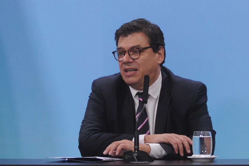 Ministro de Trabajo, Claudio Moroni (Fuente: Guadalupe Lombardo)