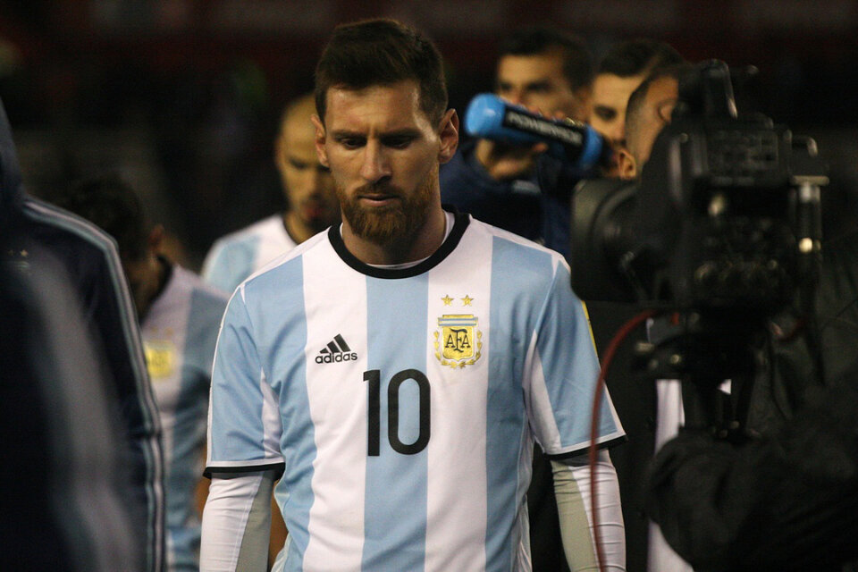 Lionel Messi, capitán de la Selección Argentina. (Fuente: Alejandro Leiva)