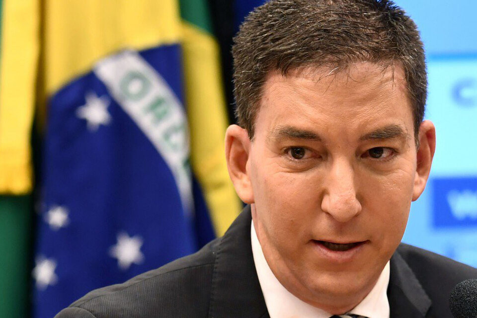 Greenwald informó sobre las irregularidades en la causa Lava Jato.  (Fuente: AFP)