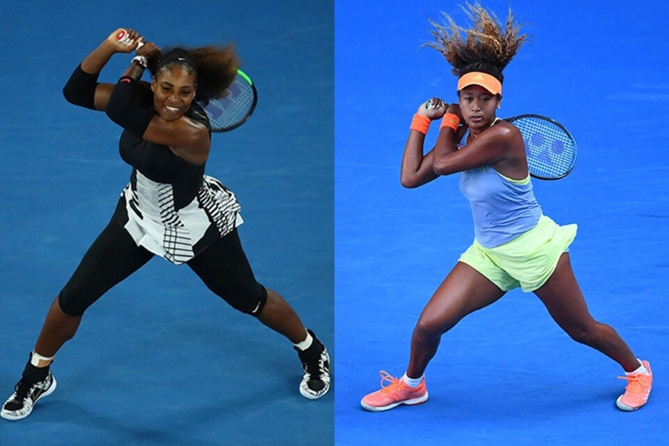 Serena Williams y Naomi Osaka, las dos mujeres de la lista de Forbes.