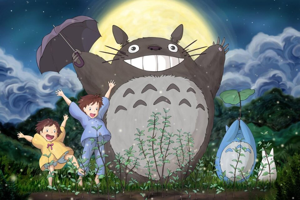 "Mi vecino Totoro" tuvo tanto impacto que se convirtió en la imagen del estudio.