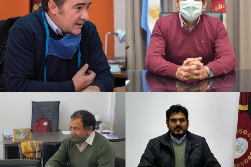 Saravia, Solís, Liendro y Sumbay. Los cuatro intendentes que analizaron la actualidad en la pandemia 