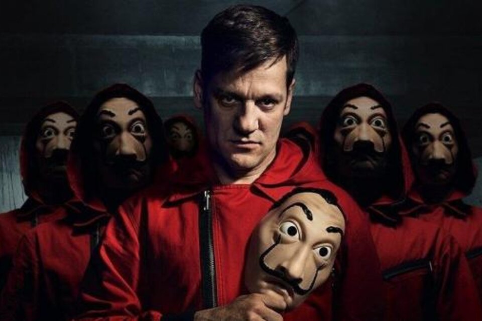 Rodrigo de la Serna en la Casa de Papel.