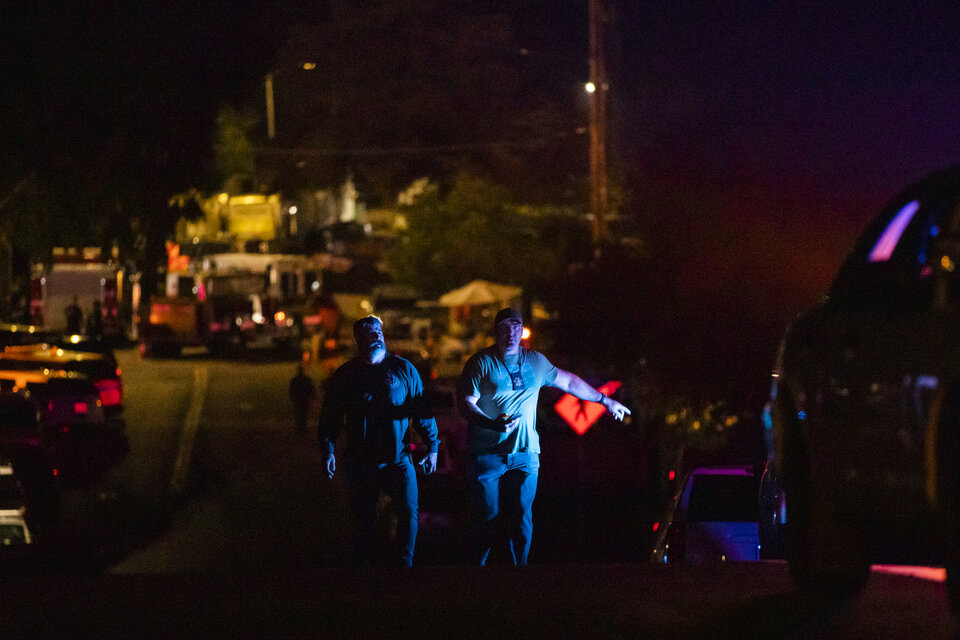 Se vivieron escenas de pánico en Gilroy, California. (Fuente: AFP)