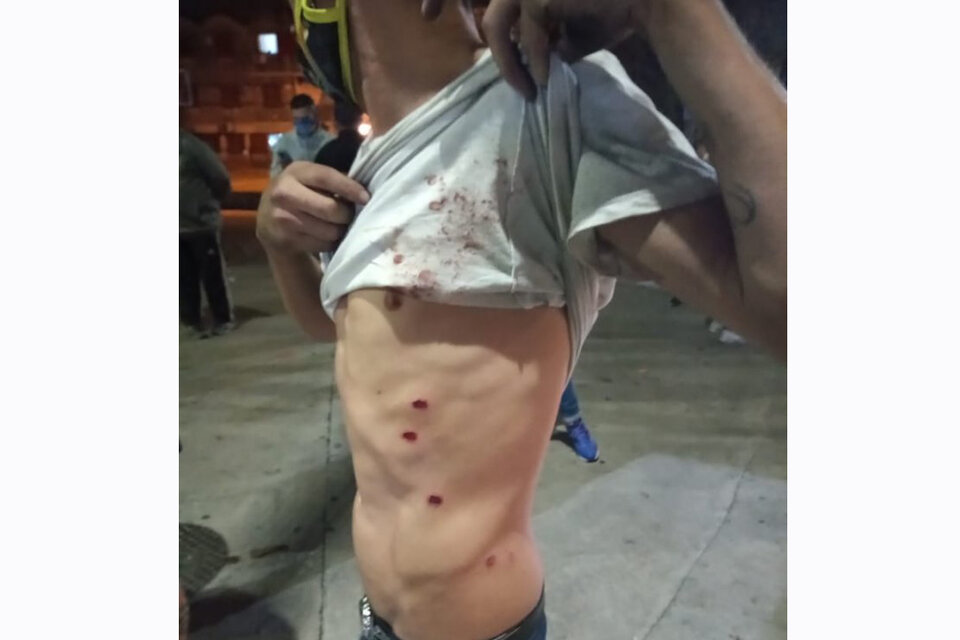 Represión policial en Isidro Casanova (Fuente: LID)