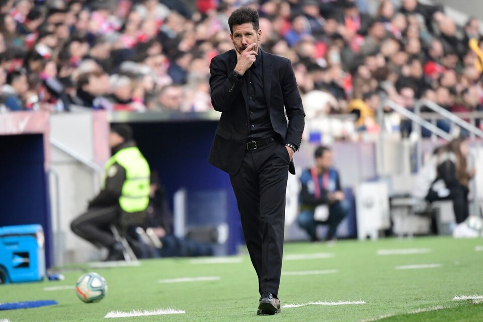 Diego "Cholo" Simeone, DT de Atlético de Madrid. (Fuente: AFP)