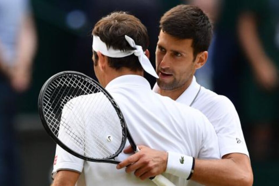 Federer y Djokovic tienen una buena relación, tanto dentro como fuera de la cancha. (Fuente: AFP)