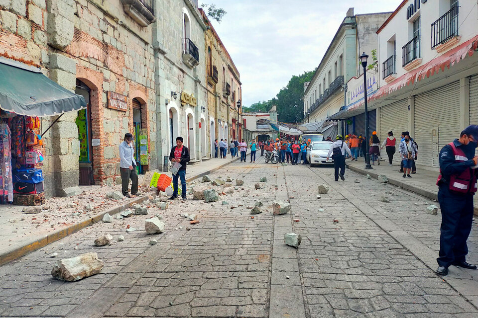 Terremoto en México y alerta de tsunami en El Salvador, Guatemala y Honduras (Fuente: Twitter el fortín)
