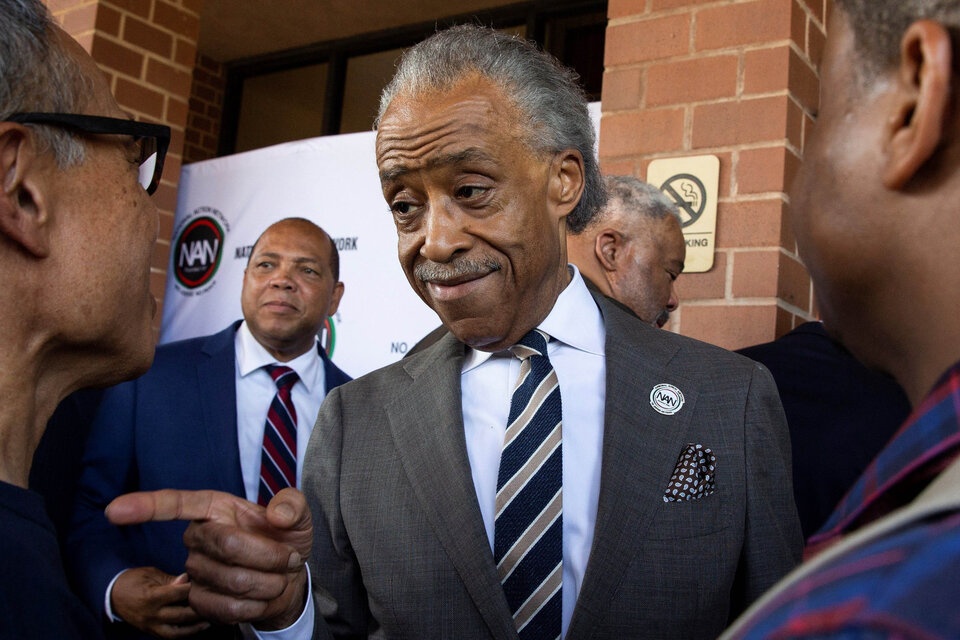 Al Sharpton viajó a Baltimore, ciudad de mayoría afrodescendiente criticada por Trump. (Fuente: AFP)