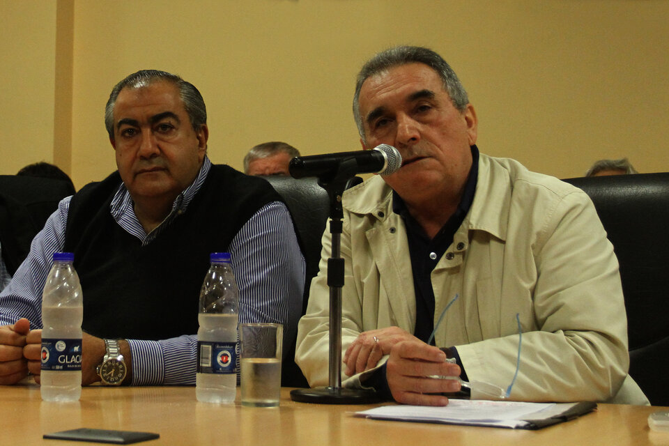 Héctor Daer y Juan Carlos Schmid participaron del encuentro.