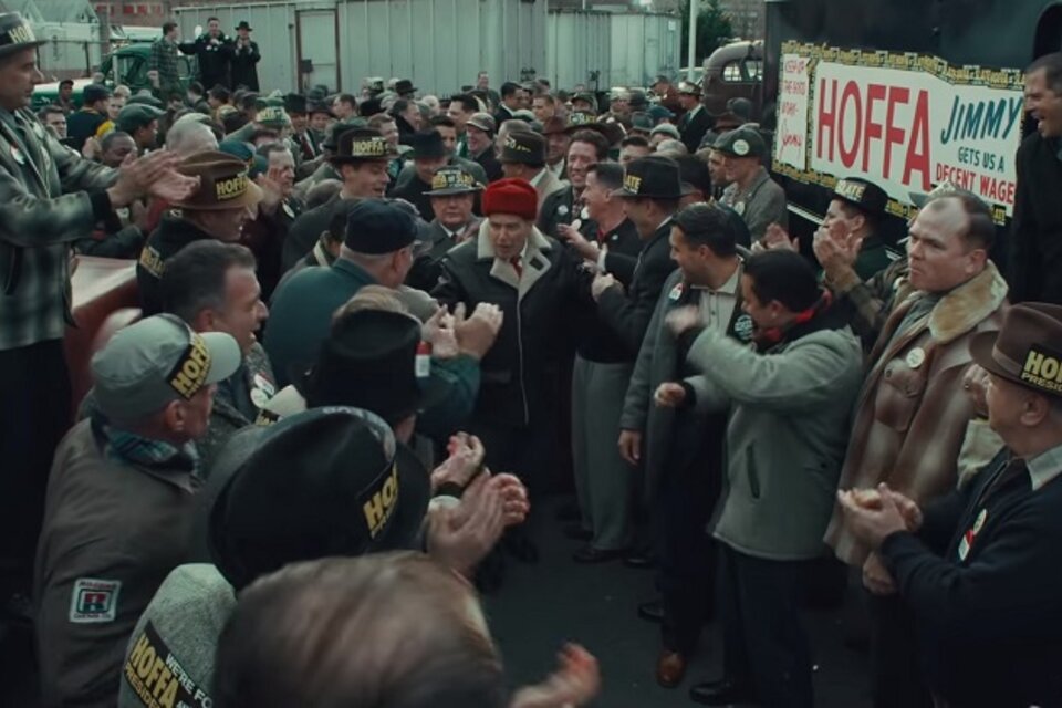 Pacino personifica a Jimmy Hoffa en la película del director de "La última tentación de Cristo".  (Fuente: Captura de pantalla)
