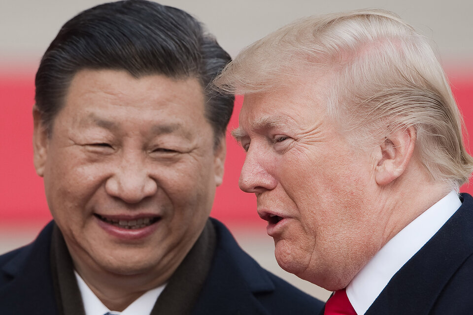 Los presidentes Xi Jinping y Donald Trump.