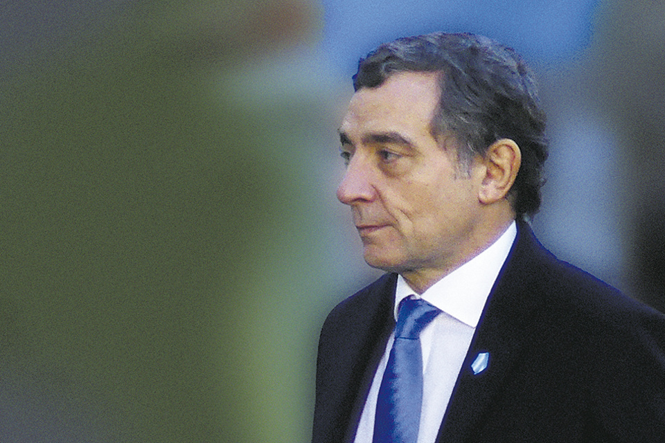 Pepín Rodríguez Simón en una reunión del Parlamento de Mercosur, que prepara su expulsión.