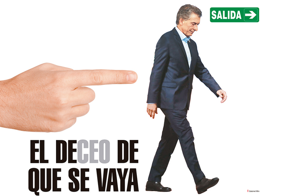 El ex presidente Mauricio Macri en una de sus participaciones en el Cicyp
