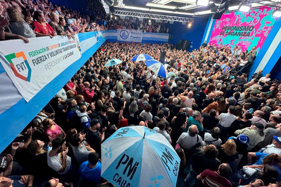 🔴 En vivo. Un acto de lealtad al peronismo y a Cristina Kirchner