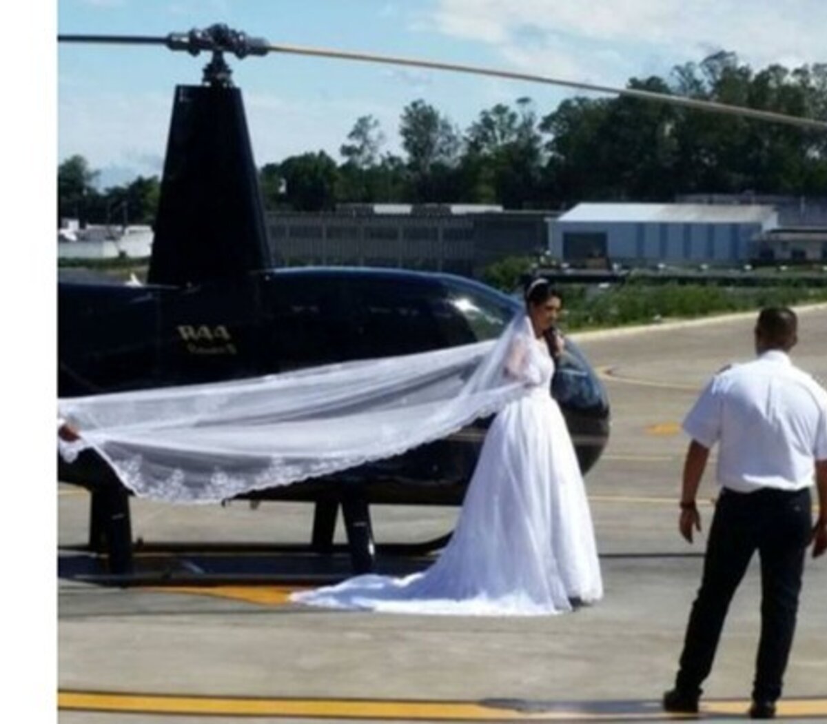 Una sorpresa de la novia que terminó en tragedia | Cayó el helicóptero en  el que iba a su boda | Página|12