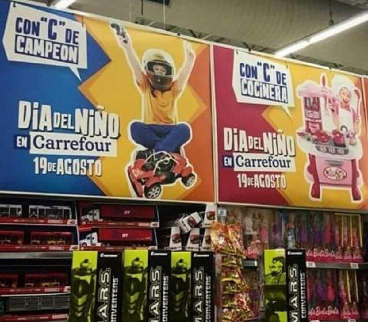 Carrefour juguetes dia store del niño