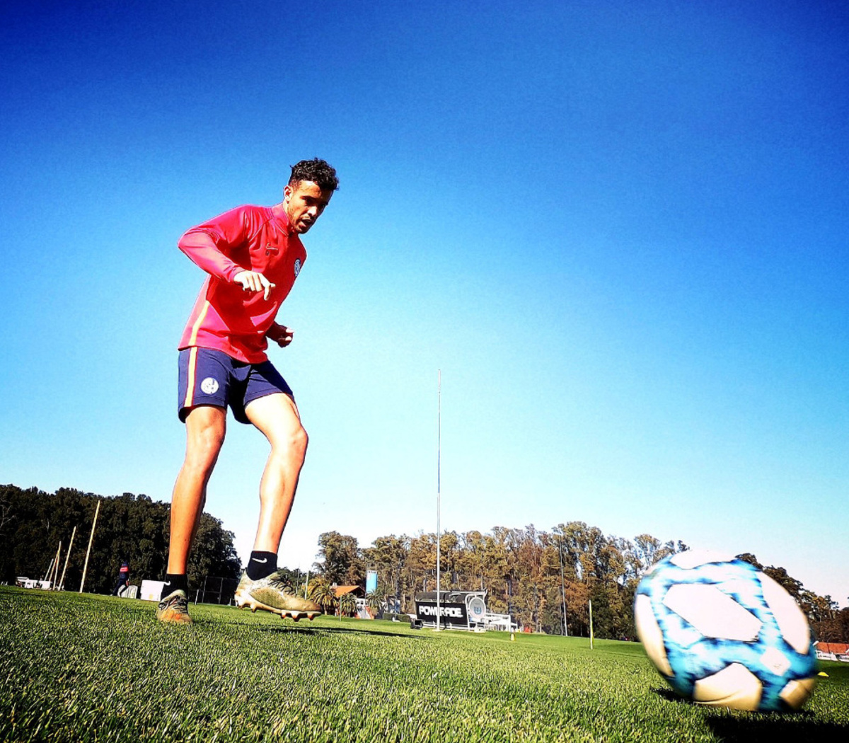 El delantero Di Santo tuvo su primera práctica en San Lorenzo | Mientras el técnico Soso aguarda por los hermanos Romero | Página12