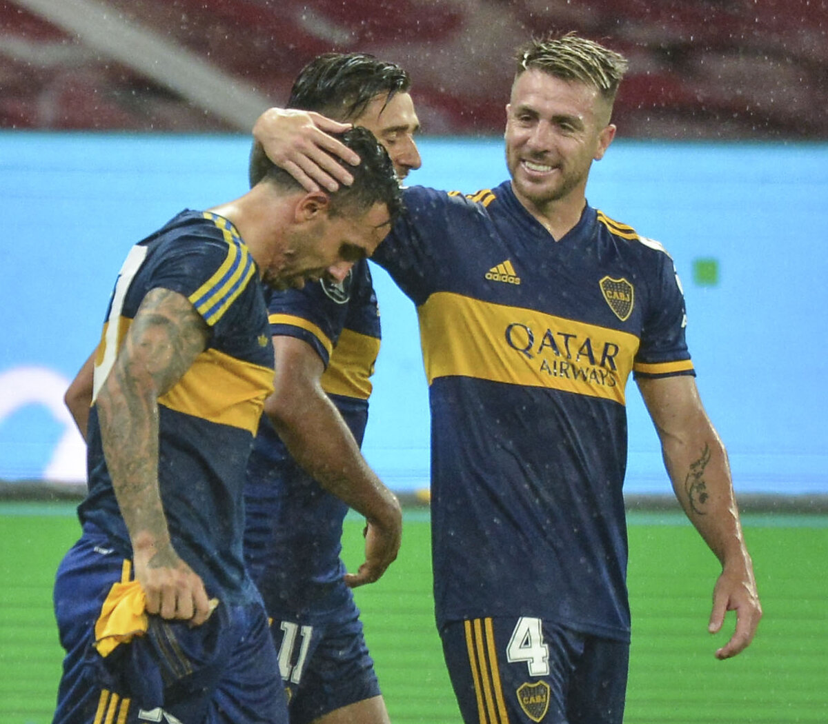 Con Tevez de Maradona, Boca festejó en Brasil por la Libertadores