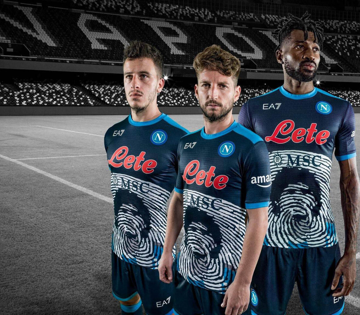 La camiseta homenaje a Maradona que usar el Napoli Por los