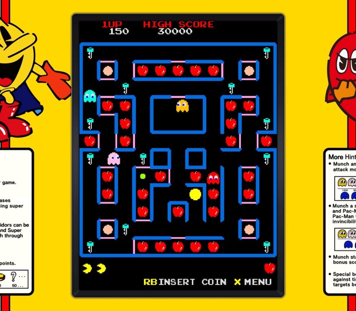 Pac-man, mucho más que pastillas y electrónica en espacios oscuros | El compilado Pac-man Museum muestra por qué un videojuego tiene 42 años | Página|12