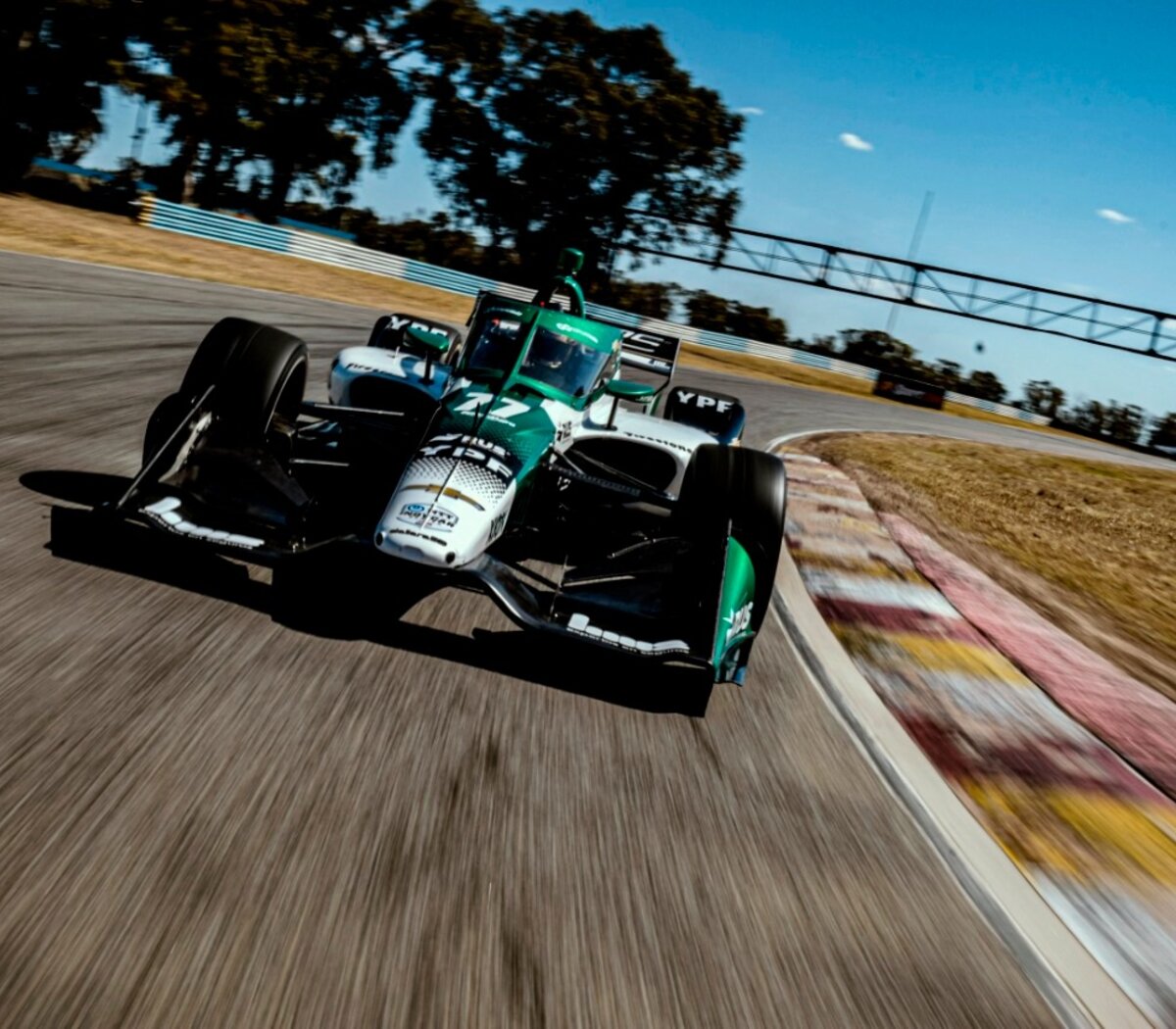 El IndyCar conducido por Agustín Canapino girará en Termas de Río Hondo |  En el marco de la segunda exhibición que efectuará el equipo estadounidense  Juncos Hollinger Racing | Página12