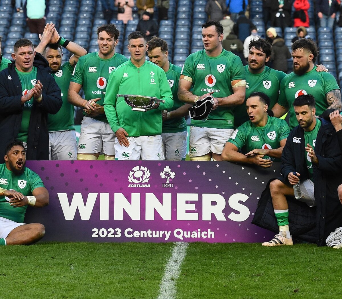 Campeonato do Mundo de Rugby 2023: dança tradicional e concerto para o jogo  Irlanda-Escócia 