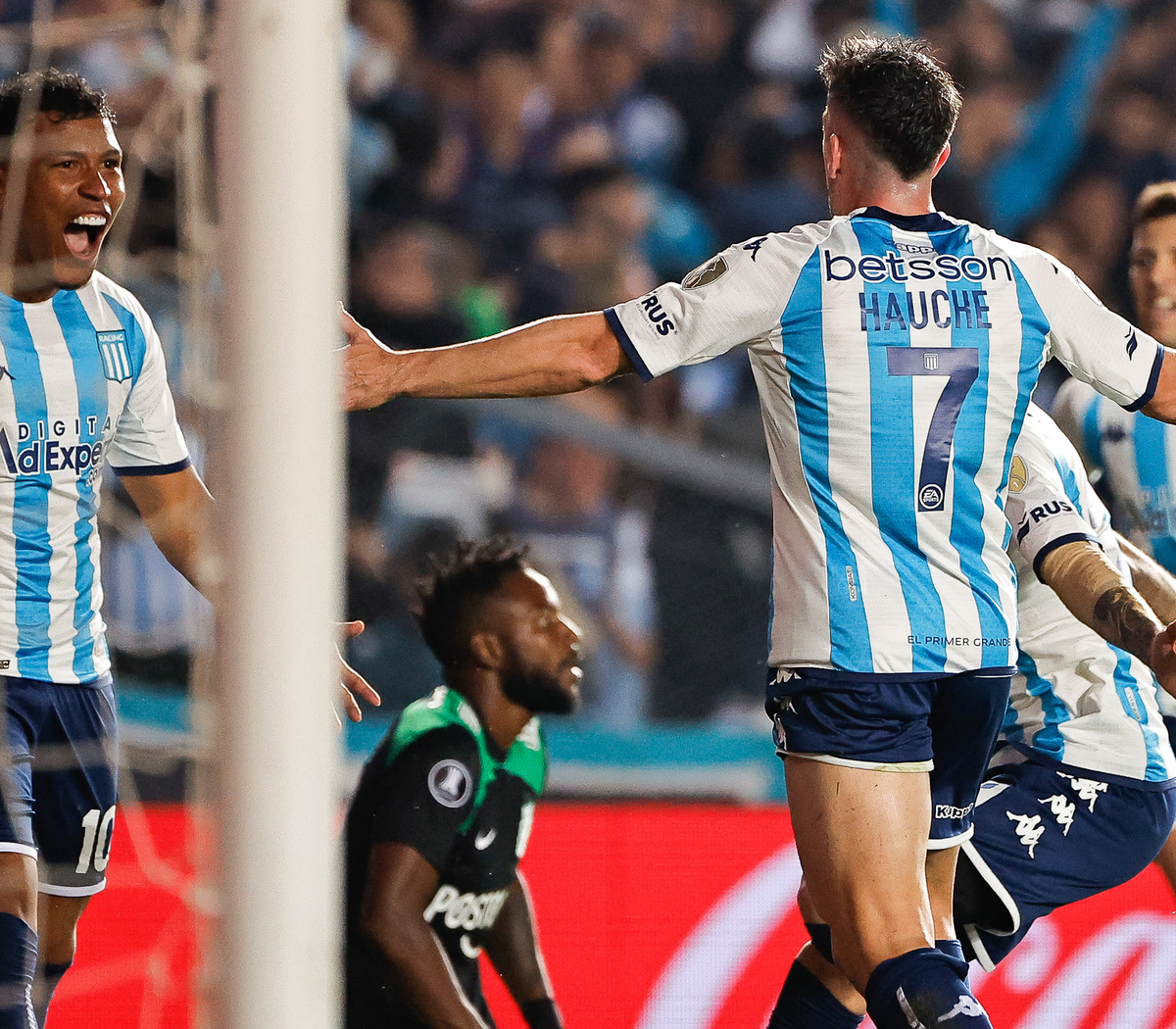 Ciudad De Avellaneda, Argentina. 16th Apr, 2023. Gabriel Hauche of Racing  Club looks on during a Liga Profesional 2023 match between Independiente  and Racing Club at Estadio Libertadores de America. Final Score