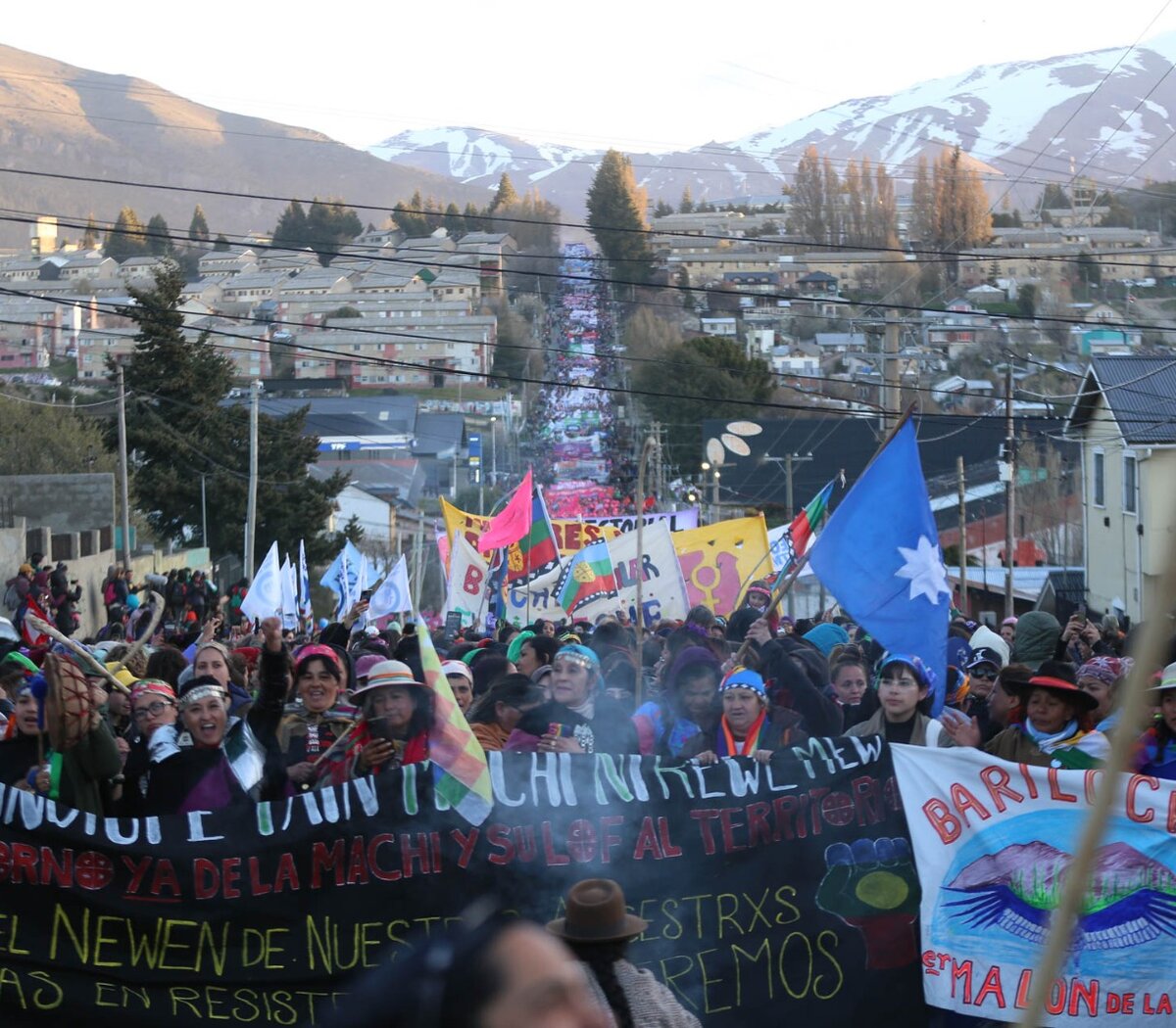 La marcha que bajó del cerro como deshielo | El 36° Encuentro de Mujeres y  Diversidad culminó con una columna interminable | Página|12