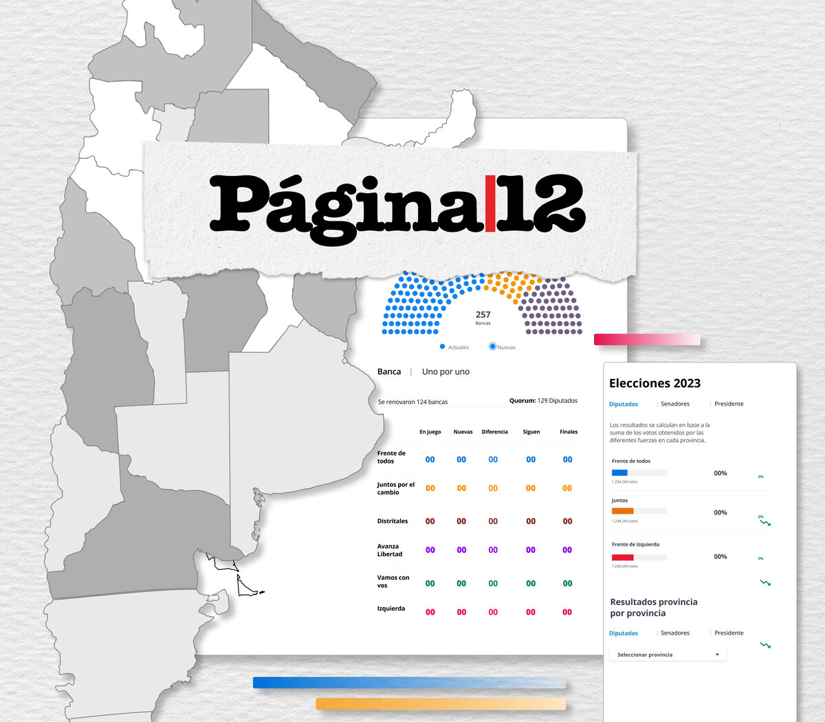 Resultados elecciones 2023 mapas interactivos con los datos del