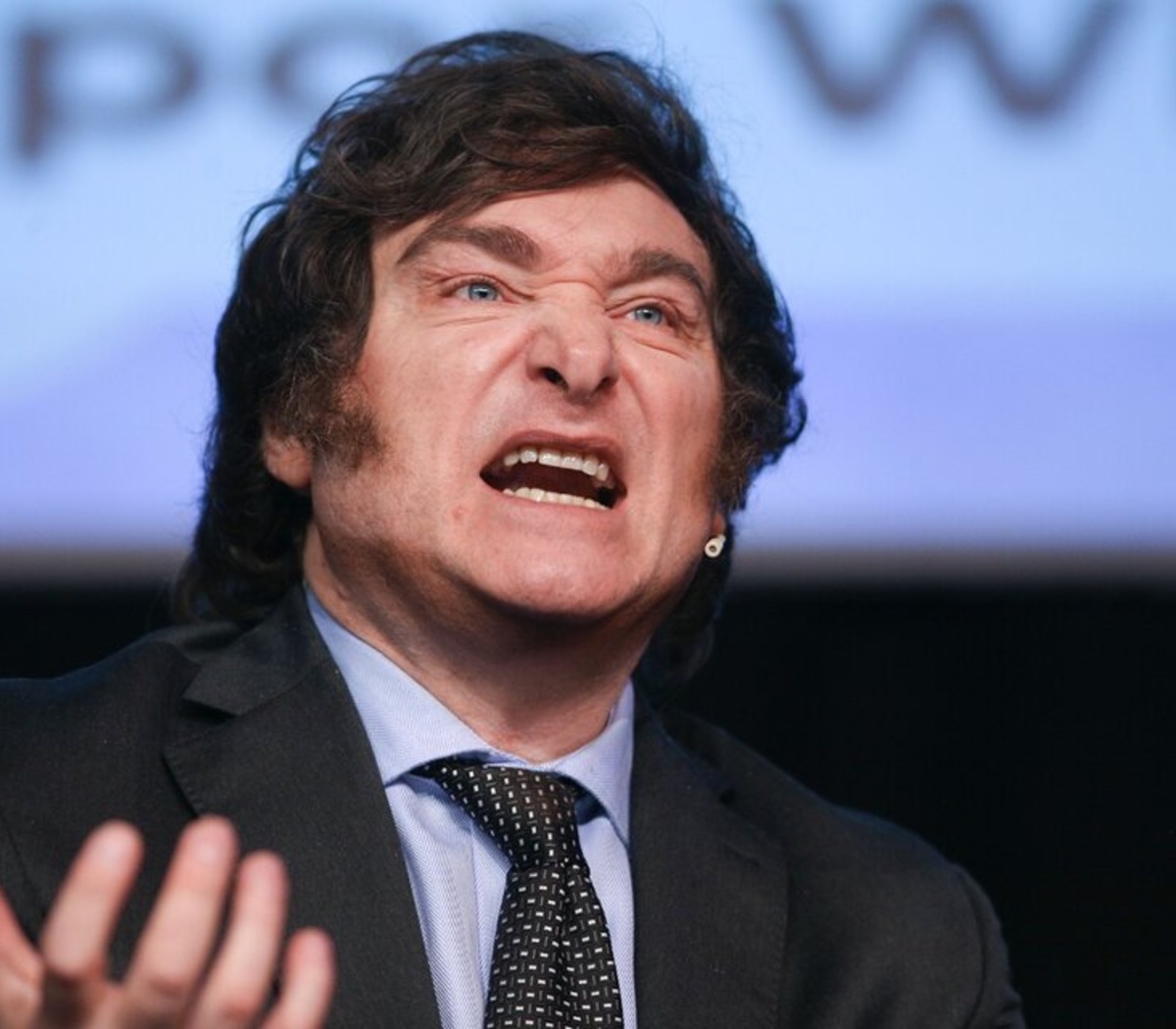 Murmullos, gestos y lagrimas: la extraña entrevista de Milei con Trebucq en  A24 | Página|12