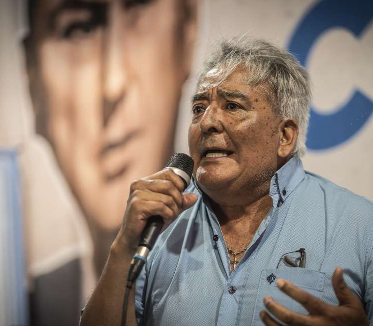 Julio Rubén Ledesma, secretario general de Seoca de zona oeste, encabeza el reclamo.