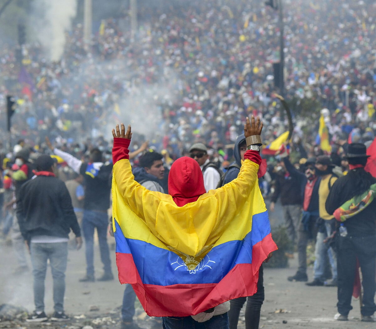 Crisis en Ecuador: masiva marcha y paro en Quito contra el ajuste | Decenas de miles de manifestantes pidieron la renuncia de Lenín Moreno | Página12