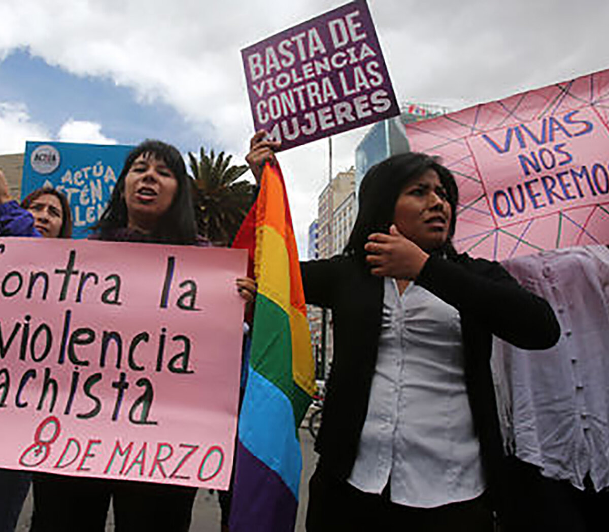 El feminismo se le planta al gobierno de facto en Bolivia | La Delegación de Feministas Plurinacionales llegó a Bolivia | Página12