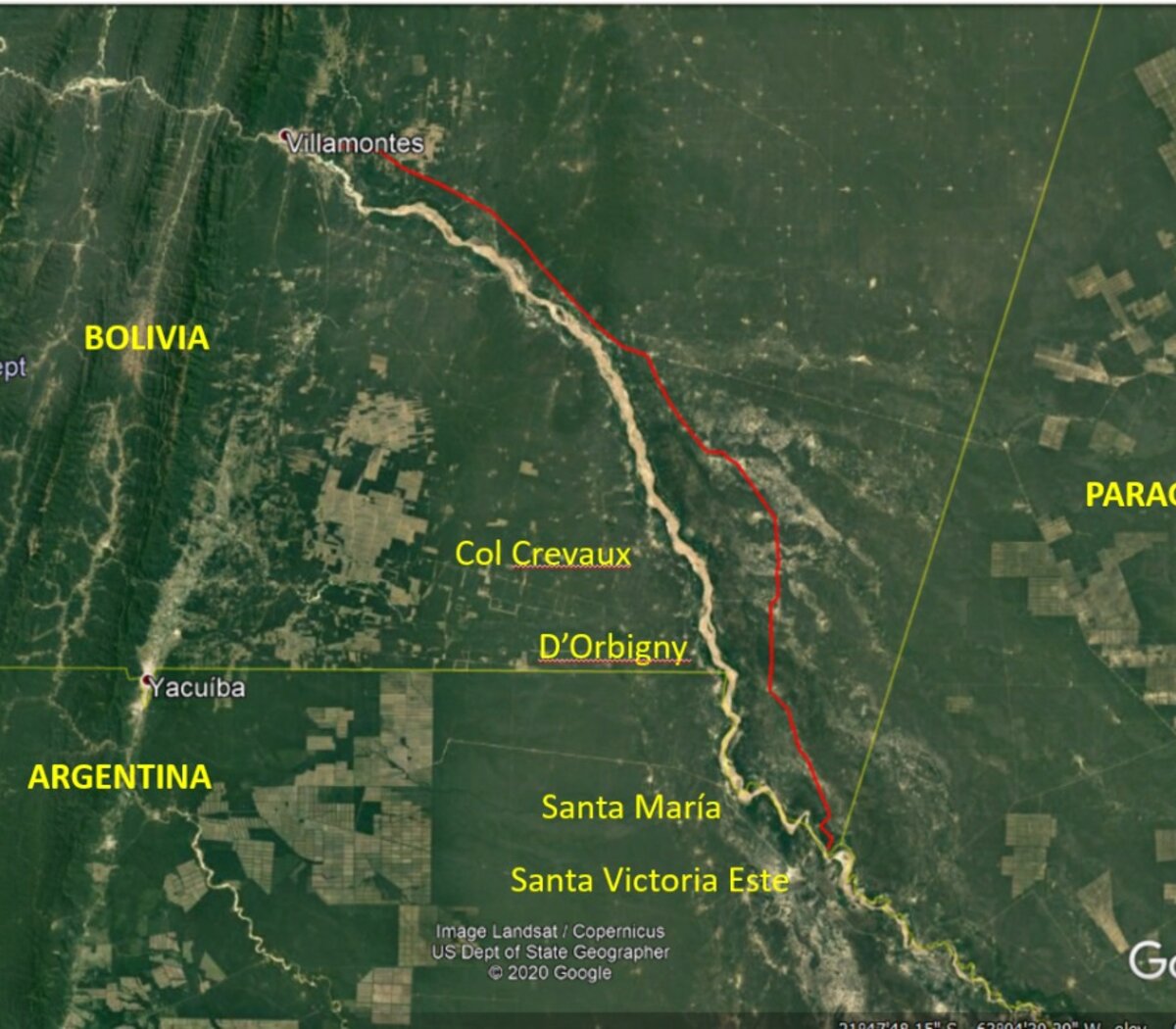 La frontera con Bolivia nueva alerta para Santa Victoria Este